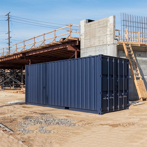 we offer various sizes of construction site storage containers to accommodate your specific needs